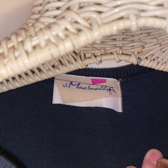 Black Button Down Short Sleeve Sweater - Picture 2 of 5